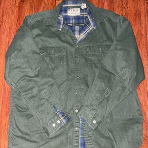 VINTAGE L.L BEAN INSULATED LS JACKET SIZE L
